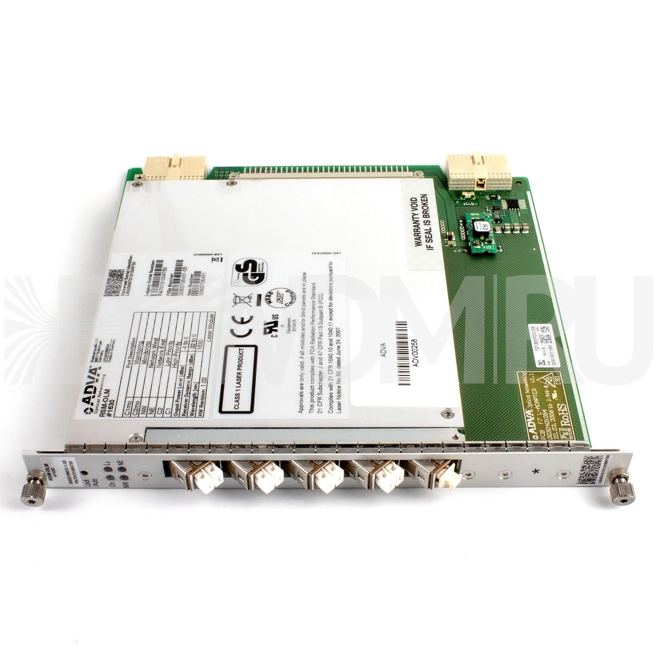 RSM-OLM#1630 Remote Switch Module with Optical Line Monitoring ADVA Optical pn