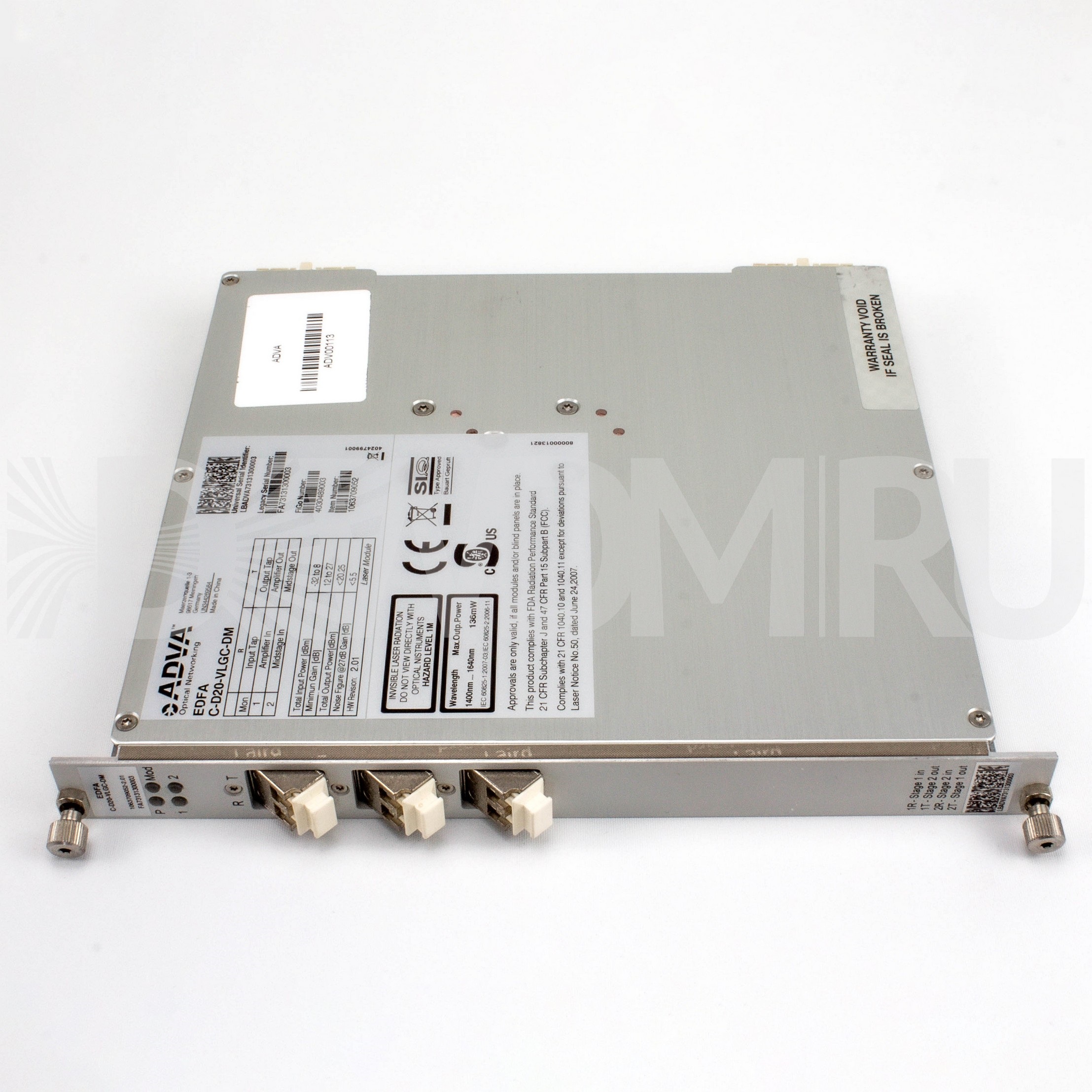 EDFA-C-D20-VLGC-DM variable optical amplifier ADVA Optical pn1063709052