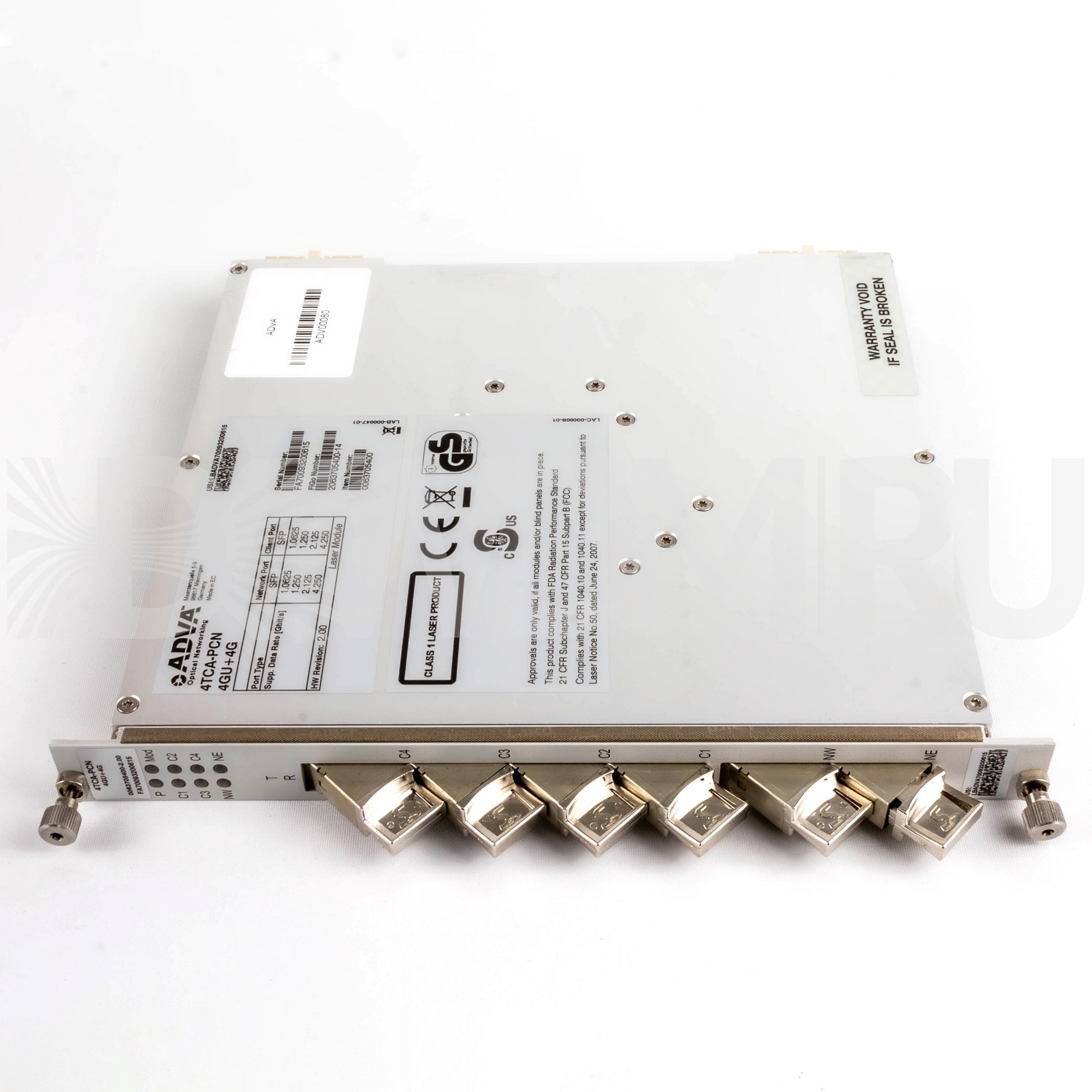 4TCA-PCN-4GU+4G 4-port 4G ADM Card ADVA Optical ADVA Optical pn0063705400